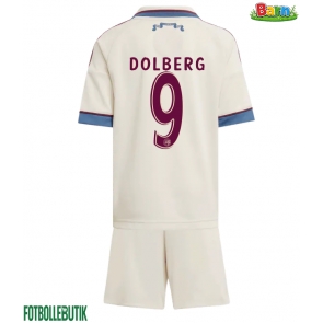 Ajax Kasper Dolberg #9 Tredjeställ Barn 2025-26 Kortärmad (+ Korta byxor)